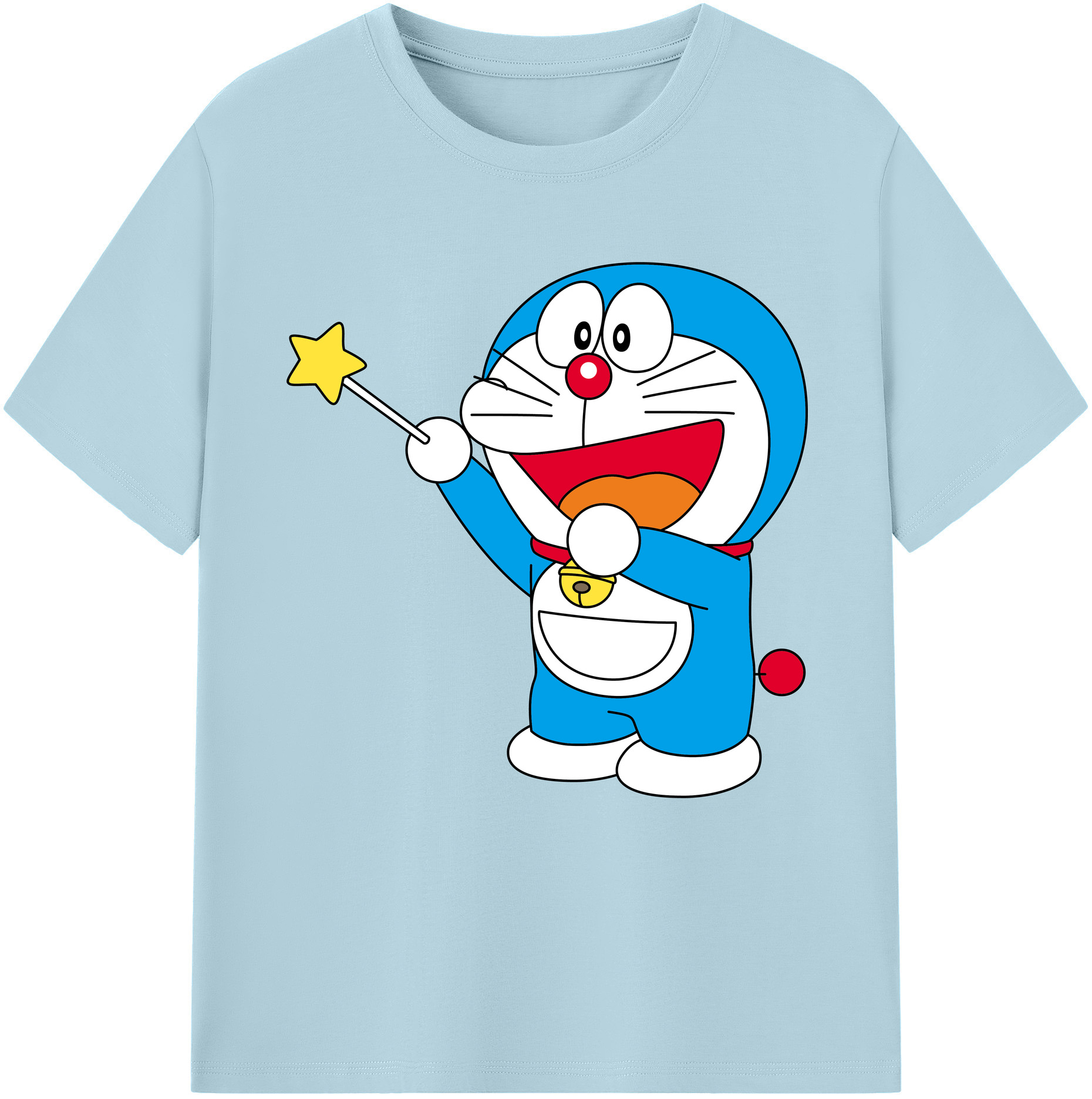 （画像用） ドラえもん Doraemon 綿100％半袖Tシャツ（フロントプリント）